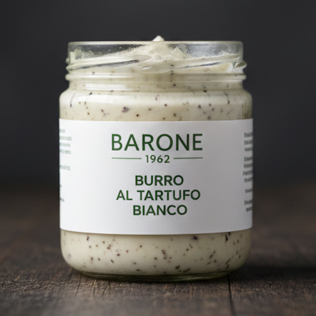 Burro al Tartufo Bianco | Prodotto Gourmet di Alta Qualità