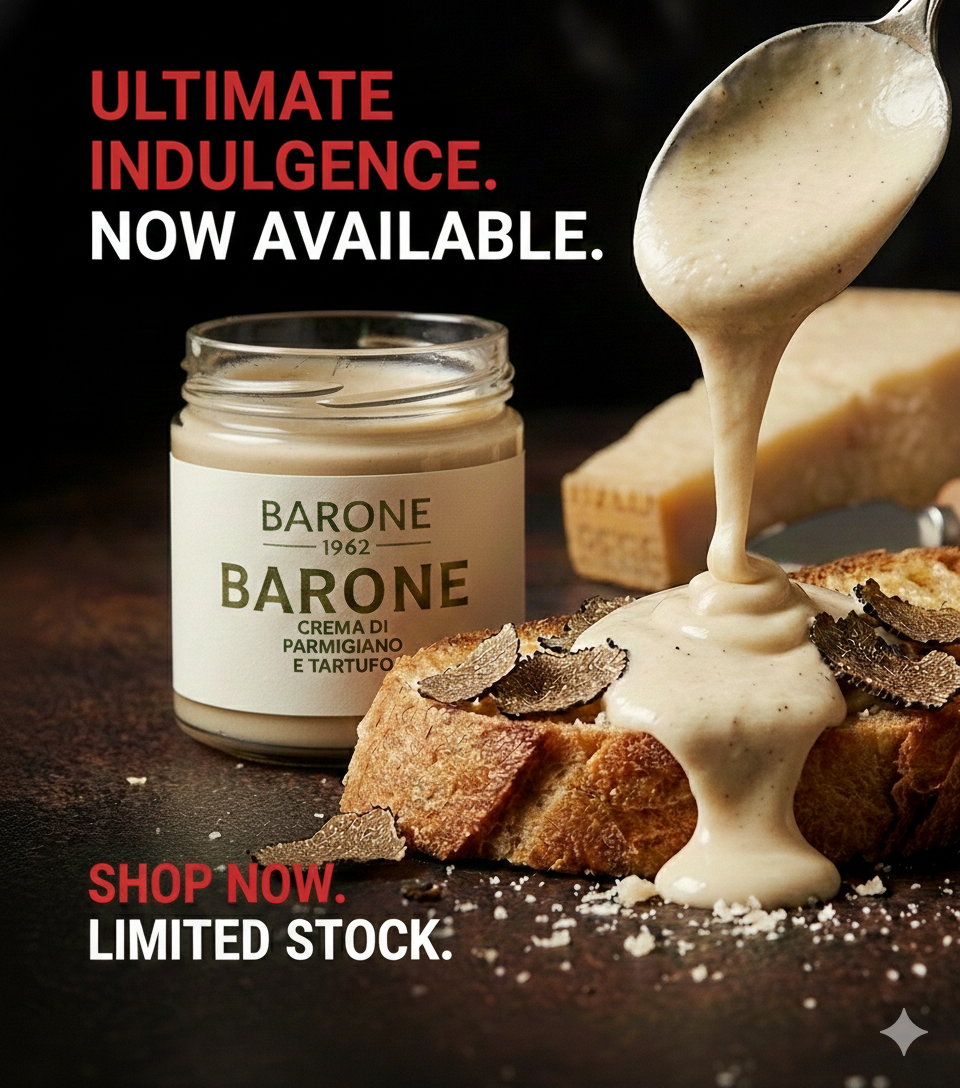 🧀 Crema al Parmigiano Reggiano e Tartufo – Lusso Gourmet in Ogni Cucchiaio