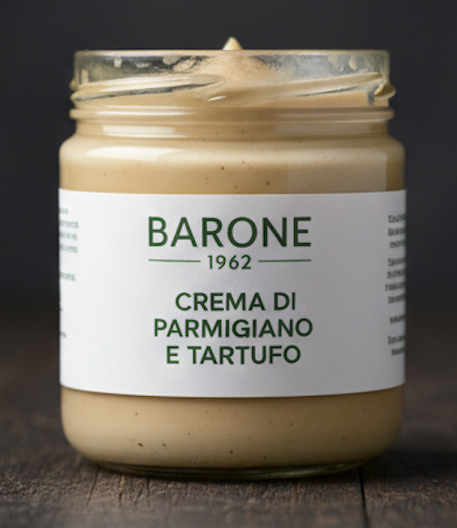 🧀 Crema al Parmigiano Reggiano e Tartufo – Lusso Gourmet in Ogni Cucchiaio