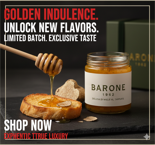🍯✨ Delizia al Miele con Tartufo – L’incontro perfetto tra dolcezza e lusso