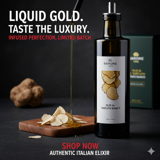 🏆 Olio al Tartufo Bianco – Eleganza Gourmet in Ogni Goccia