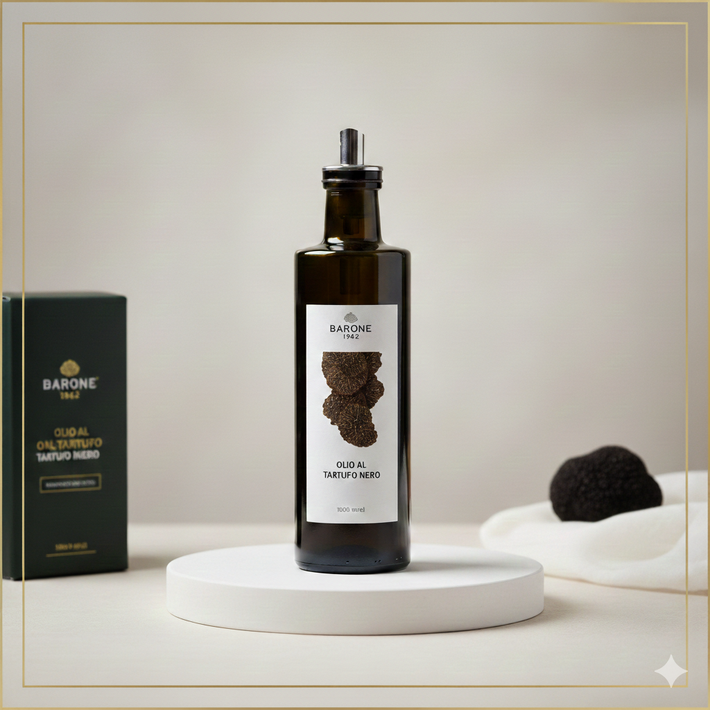 Olio al Tartufo Nero – Gusto Intenso, Eleganza Gourmet
